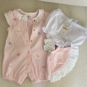 NWT Little Me 3 Piece - 3 months - English Garden